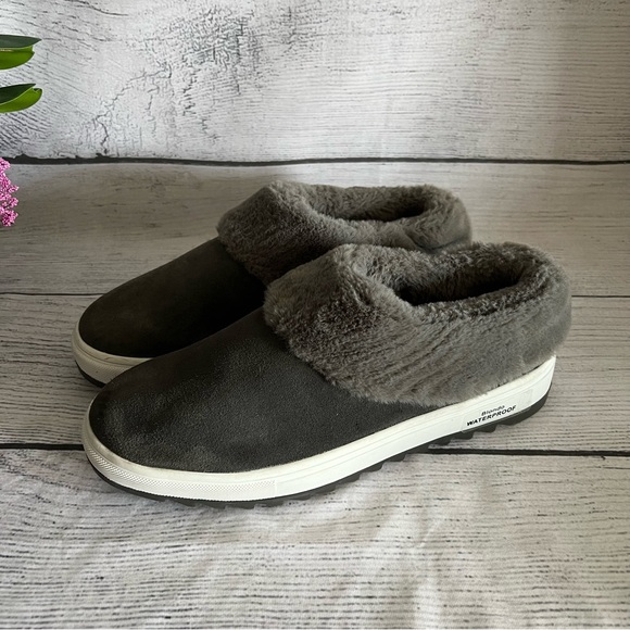 Blondo Shoes Blondo Suri Waterproof Slipon Sneaker Dark Grey Suede